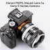 Manual lens adapter ring IV generation FD-NEX