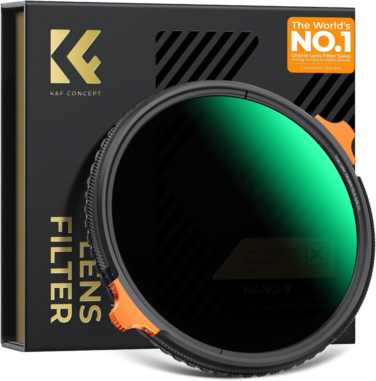Nano-Xcel Series, Variable Fader ND2-32 ND Filter and CPL Circular Polarizing Lens Filter in 1  Nano-Xcel Series, Variable Fader ND2-32 ND Filter and CPL Circular Polarizing Lens Filter in 1