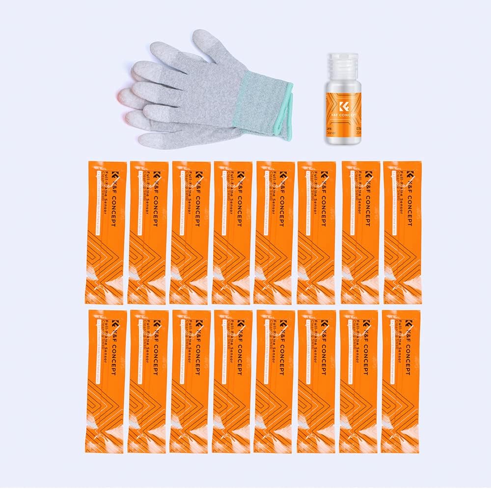 16 pieces with 24mm full frame cleaning sticks set - K&F CONCEPT