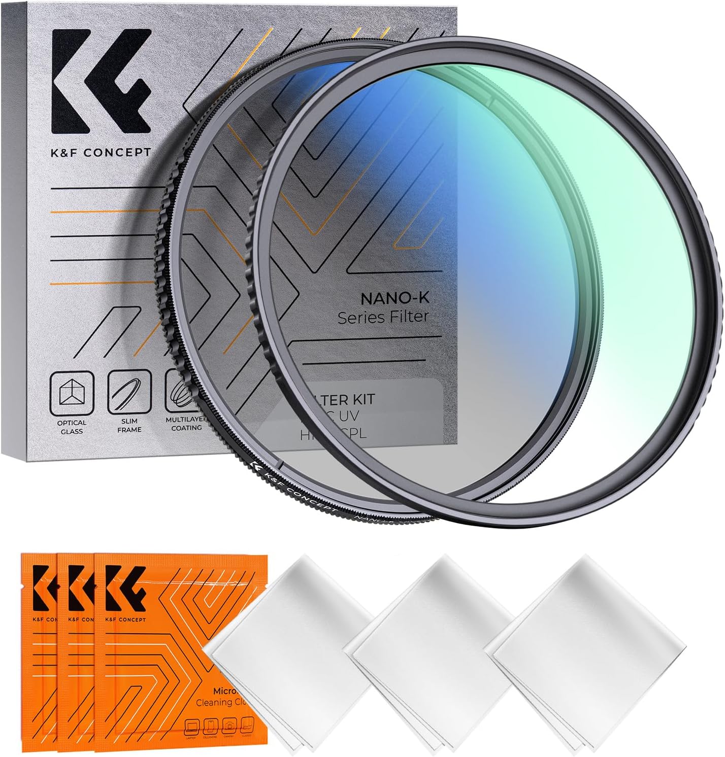 Nano-Klear Series,MCUV+CPL 18 Multi-Layer,3 Cleaning cloth Nano-Klear Series,MCUV+CPL 18 Multi-Layer,3 Cleaning cloth