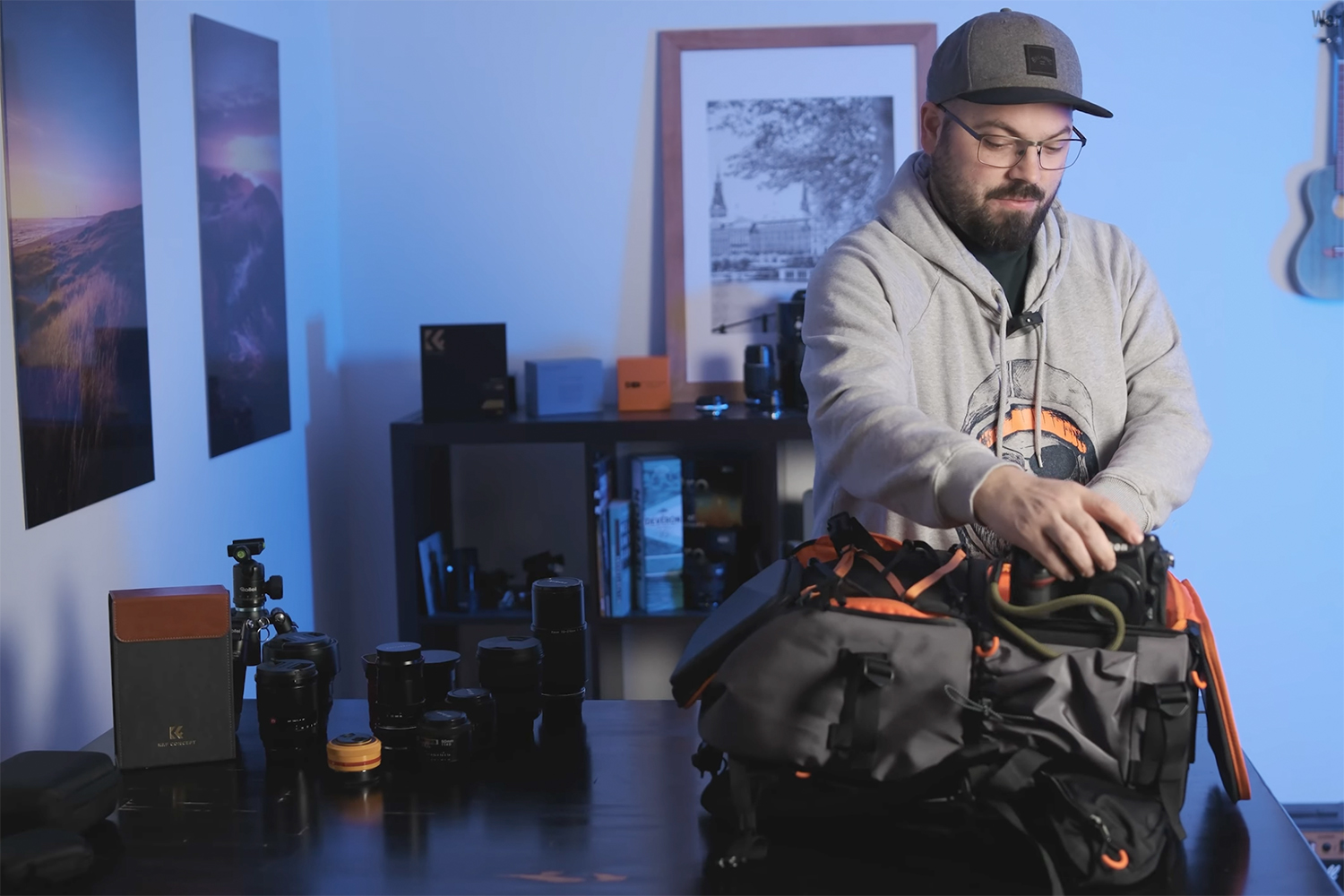 Backpack 32L Star Wander03 (Black) - K&F CONCEPT